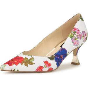 imageNine West Womens Ariella PumpWhite Floral 140