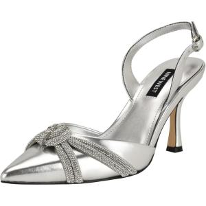 imageNine West Womens Deby PumpSilver 040