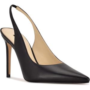 imageNine West Womens Feather PumpBlack Leather 001