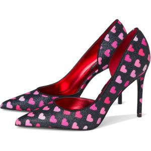 imageNine West Womens Folowe PumpBlack Glitter Heart Print Multi