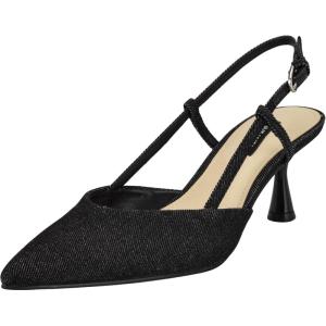 imageNine West Womens Rhonda PumpBlack Denim 004