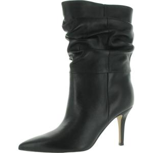 imageNine West Womens Slouch Mid Calf BootBlack Leather