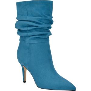 imageNine West Womens Slouch Mid Calf BootBlue 420