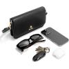 imageNine West Lockup 9s Phone Wallet CrossbodyBeige LogoMahogany