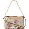 imageNine West Harland Converible Crossbody Shoulder BagFloral LogoKhaki