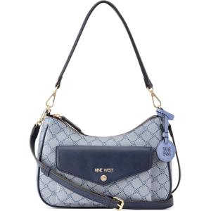 imageNine West Caireann Shoulder BagChambray LogoNavy