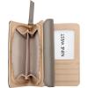 imageNine West Womens Caireann French Wallet Deisgner Black Tote Sling Purse Handbag Trend Shoulder BagBeige LogoFlint