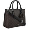 imageNine West Chelsay SatchelBrown LogoBlack