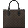 imageNine West Chelsay SatchelBrown LogoBlack