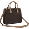 imageNine West Chelsay SatchelBrown LogoLatte