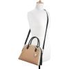 imageNine West Gertrude 3 Comp Dome SatchelDk Khaki Multi