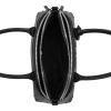 imageNine West Gertrude 3 Comp Dome SatchelJet Black Logo