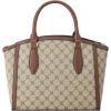 imageNine West Kyelle Jet Set SatchelMocha Logomahogany