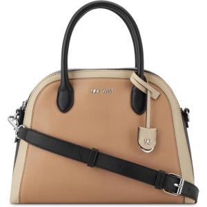 imageNine West Gertrude 3 Comp Dome SatchelDk Khaki Multi