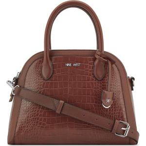 imageNine West Gertrude 3 Comp Dome SatchelMahogany