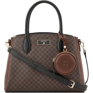imageNine West Mary SatchelBrown Black Logo