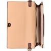 imageNine West Park Slope Phone Wallet CrossbodyMocha LogoMahogany