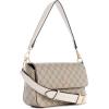 imageNine West Siera Flap Shoulder BagBeige LogoMilk