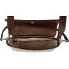 imageNine West Siera Flap Shoulder BagMocha LogoMahogany
