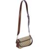 imageNine West Siera Flap Shoulder BagMocha LogoMahogany