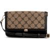 imageNine West Park Slope Phone Wallet CrossbodyNatural LogoBlack
