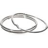 imageNine West Womens Set of 3 Stretch Bracelet Silver Tone