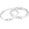 imageNine West Womens Set of Stretch Bangle Bracelet Silver Tone