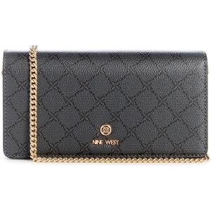 imageNine West Lockup 9 Phone Chain CrossbodyOnyx Logo