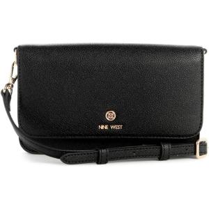 imageNine West Lockup 9 Phone Wallet CrossbodyBlack