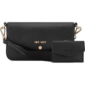 imageNine West Peaches Mini Crossbody FlapBlack