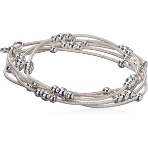 imageNine West quotClassicsquot Trio Stretch BraceletSilver Tone