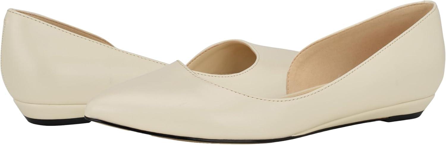 imageNine West Womens Saige Ballet FlatCream 151