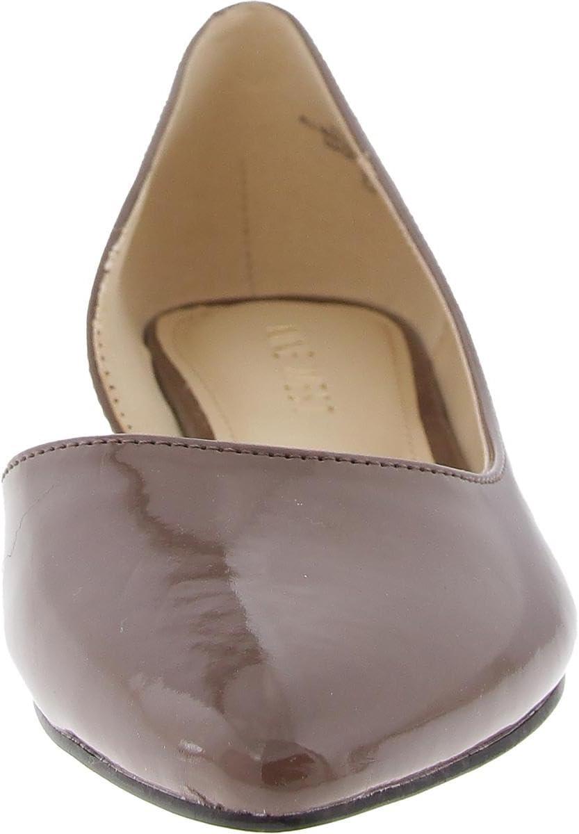 imageNine West Womens Saige Ballet FlatMedium Brown Patent 210