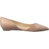 imageNine West Womens Saige Ballet FlatLight Natural Synthetic
