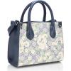 imageNine West Archy Mini SatchelNavy Floral Logo