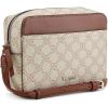 imageNine West Bowie Mini Camera CrossbodyMushroom Logo Mahogany