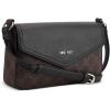 imageNine West Bowie Mini Flap CrossbodyBrown Logo Black