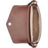 imageNine West Bowie Mini Flap CrossbodyMushroom Logo Mahogany