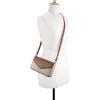 imageNine West Bowie Mini Flap CrossbodyMushroom Logo Mahogany