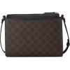 imageNine West Bowie Mini Top Zip CrossbodyBrown Logo Black