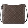 imageNine West Cheryl Large Swing CrossbodyBrown Black Logo