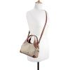 imageNine West Eamon Top Handle CrossbodyBeige LogoMahogany