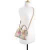 imageNine West Harland Mini Satchel CrossbodyFloral LogoKhaki