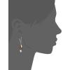 imageNine West Womens Shaky Drop Leverback Earrings Tri Tone