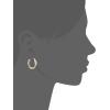 imageNine West Womens Twisted Hoop Earrings Gold Tone