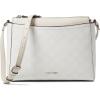 imageNine West Bowie Mini Top Zip CrossbodyWhite Logo