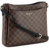 imageNine West Cheryl Large Swing CrossbodyBrown Black Logo