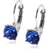 imageNine West Party Time Blue Crystal Drop Earrings