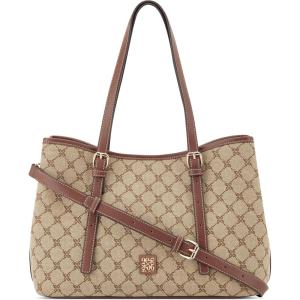 imageNine West Anders CarryallMocha Logo Mahogany