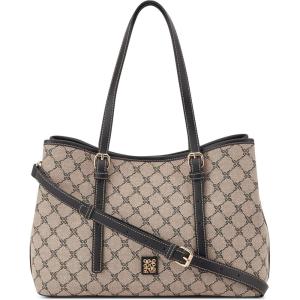 imageNine West Anders CarryallNatural Logo Black